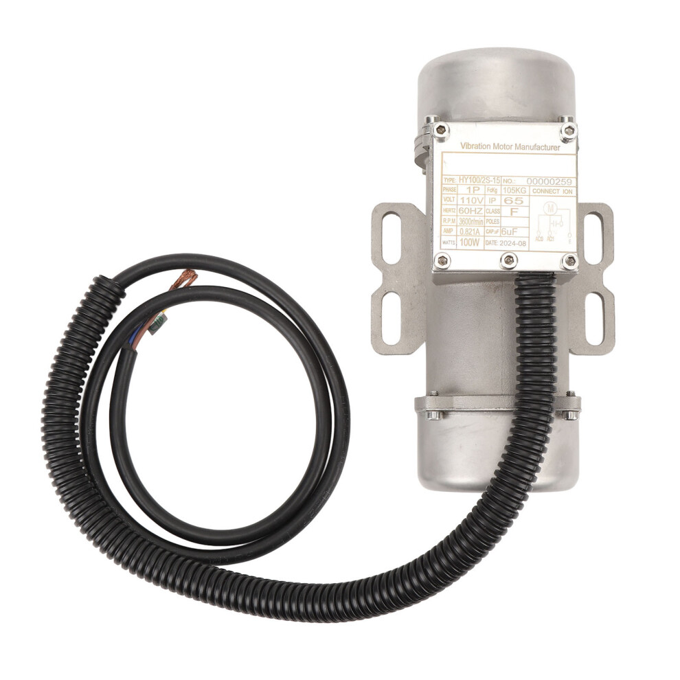 Concrete Vibrating Motor Single Phase 3600Rpm Stainless Steel Ip65 643878266255