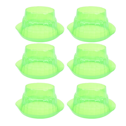 10Pcs Slug Collars PP Green Transparent Slug Snail Protective Collar 2