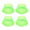 10Pcs Slug Collars PP Green Transparent Slug Snail Protective Collar 2