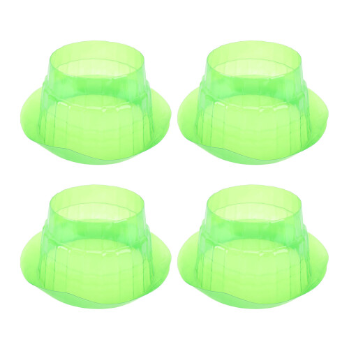 10Pcs Slug Collars PP Green Transparent Slug Snail Protective Collar 1