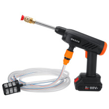 (One Battery) 88VF 1500W Electric Spray Guns Cordless Rechargeable Water Clener Applicator Home Improvement Craft DIY W/1pc/2pcs Battery EU Plug Fit Makita