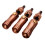 3Pcs 7 Pins Adjustable Tubular Lock Pick Tools 7.00MM 7.5MM 7.8MM 5
