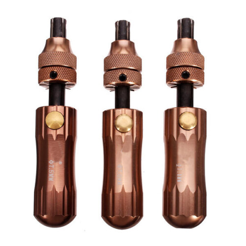 3Pcs 7 Pins Adjustable Tubular Lock Pick Tools 7.00MM 7.5MM 7.8MM 2