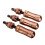 3Pcs 7 Pins Adjustable Tubular Lock Pick Tools 7.00MM 7.5MM 7.8MM 6
