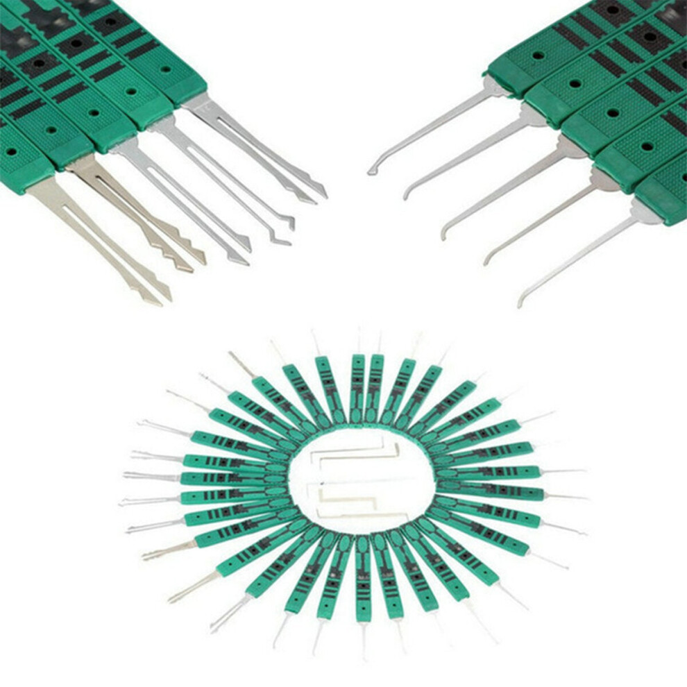 (24Pcs) Padlock Pick Set For Locksmith Training 38/24/17/15/11/5Pcs Lock Pick Practice Tools Hooks Set 9495687800615