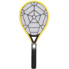 (110V) Electric Rechargeable Mosquito Swatter 3 Layer Mesh Mosquito Killer Hand Racket Pests Control with LED Light