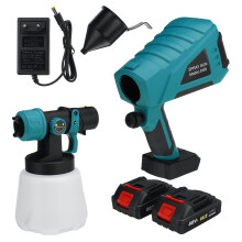 (One Battery) 88VF 1000ML Removable Electric Spray Guns Household Convenience Spray Paint W/ Li-ion Battery For Makita Regulation High Power Sprayer