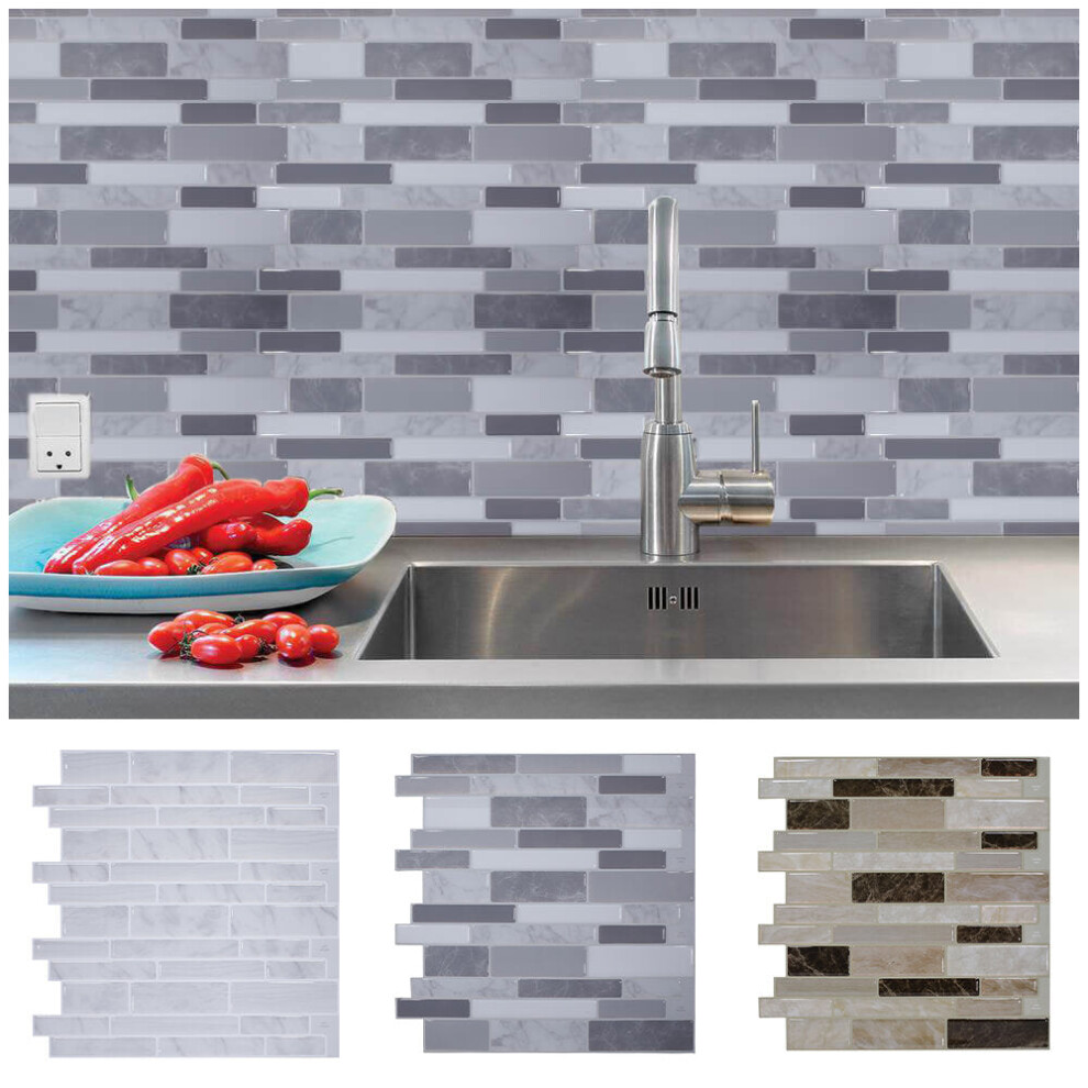 (C) 3D Wall Stickers Kitchen Tile Bathroom Self-Adhesive Cover Decal Sticker 12X12'' 4250937492737