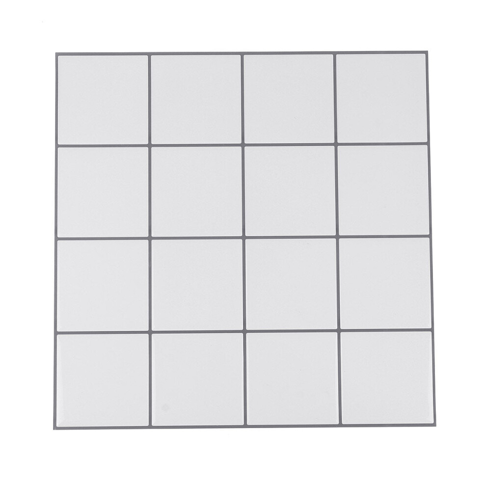 3D Tile Stickers Kitchen Bathroom Self-Adhesive Wall Cover Decal Sticker 12''X12'' 4250937492812