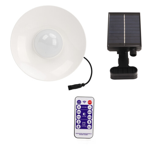 Solar LED Patio Umbrella Light with Timer, 1200mAh, 6000K