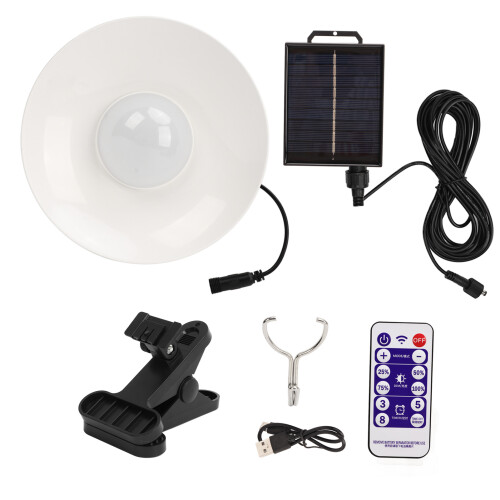 Solar LED Patio Umbrella Light with Timer, 1200mAh, 6000K 2
