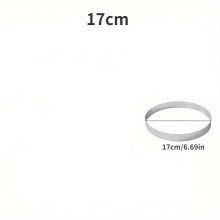 Edelstahl Tortenring Set für Cupcakes und Torten Rund 17 cm