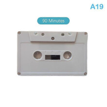 (1 pc, A19) Standard Cassette Blank Tape Player Empty Tape With 45/90 Minutes For Recording
