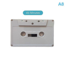 (1 pc, A8) Standard Cassette Blank Tape Player Empty Tape With 45/90 Minutes For Recording