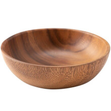 Holzteller, tiefer Vorspeisenteller, Obstschale 12*3,8 cm