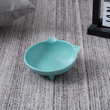 Keramiknapf für Katzen mit Doppelohren, blau