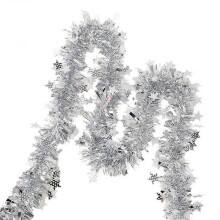 (Silver) Christmas Pull Flower Colorful Ribbon Strip Wedding Birthday Decor Gift