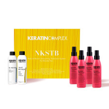 Keratin Complex NKSTB Natural Keratin Smoothing Treatment System for Blonde Hair System Try-Me Kit 4 fl oz each. Includes (1) KC PRIMER (1) NKSTB (