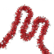(Red) Christmas Pull Flower Colorful Ribbon Strip Wedding Birthday Decor Gift