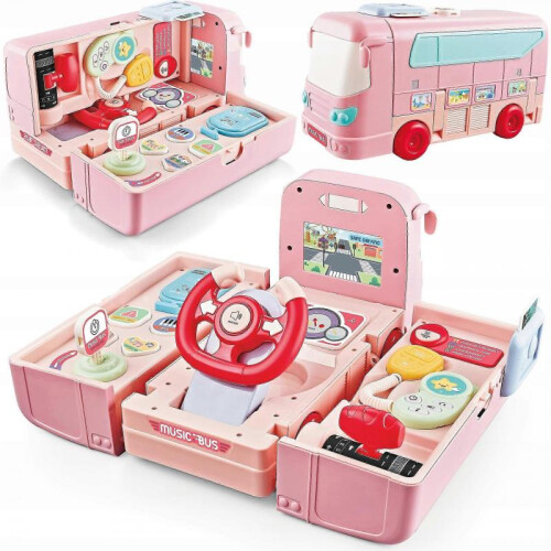 School Music Bus Extended Sound Light