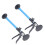 2PCS Telescopic Support Rods with Non Slip Pads 8