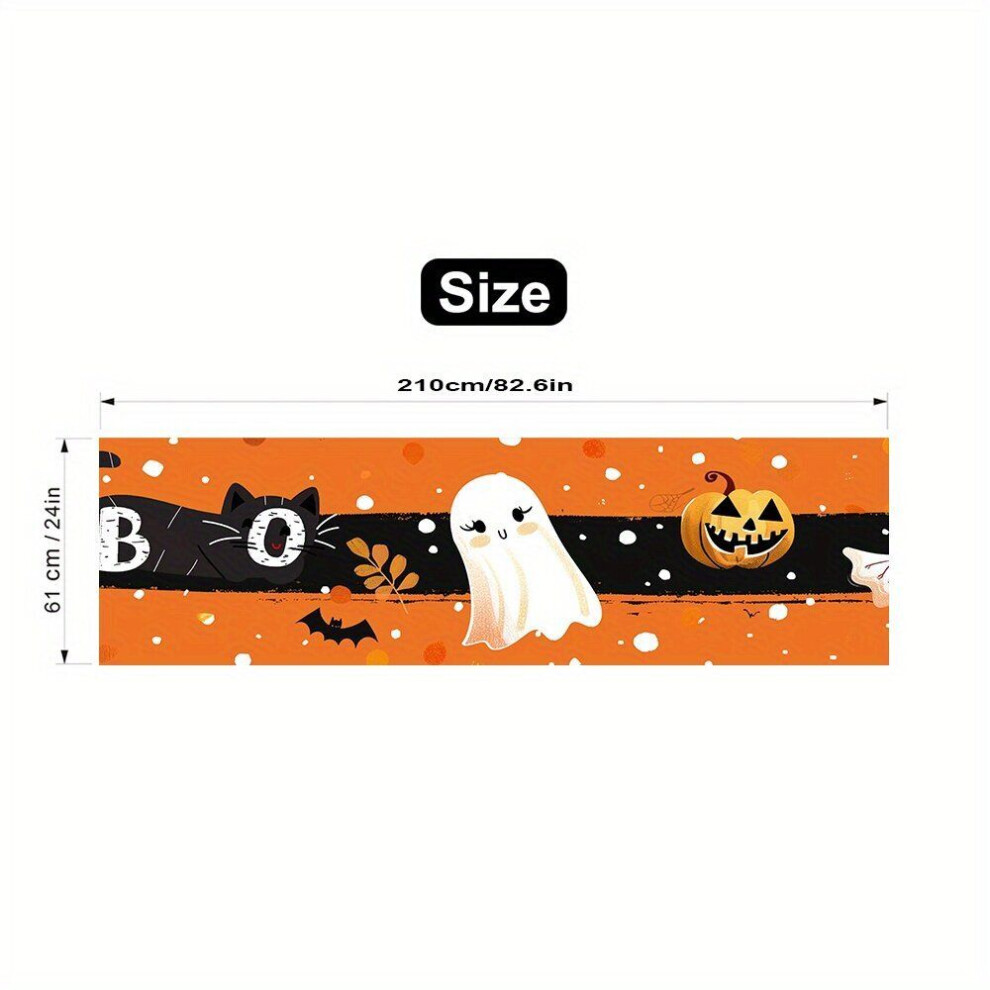 Tapis de bain Halloween - Tapis lavable antidérapant en polyester pour la décoration de la maison, 6