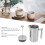 French Press 304-Edelstahl 350ml Silber 4