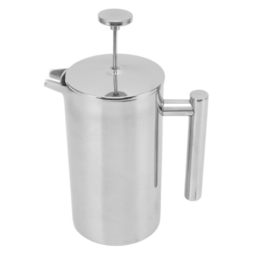 French Press 304-Edelstahl 350ml Silber