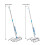 Living And Home Multifunctional 2 in 1 Spray Mop & Window Squeegee 8