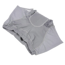 Bike Shorts Cycling Underwear XXXL Breathable Quick Dry Gray Silicone Pad