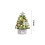 (Silver) Mini Christmas Tree Flocking White Christmas Tree Ornaments Small Encrypted Decoration Desktop 2