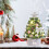 (Silver) Mini Christmas Tree Flocking White Christmas Tree Ornaments Small Encrypted Decoration Desktop 3
