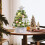 (Silver) Mini Christmas Tree Flocking White Christmas Tree Ornaments Small Encrypted Decoration Desktop 5