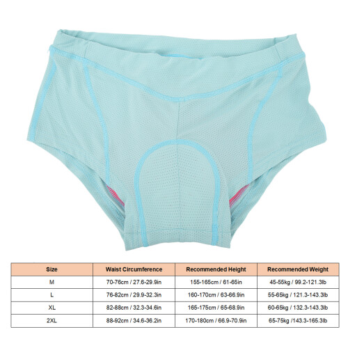 Ventilated 3D Silicone Shockproof Cycling Underpants for Outdoor Riding, Blue 1