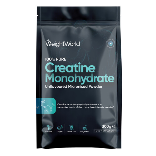 Creatine Monohydrate 300g | 100 Servings |Unflavoured & Vegan-Friendly