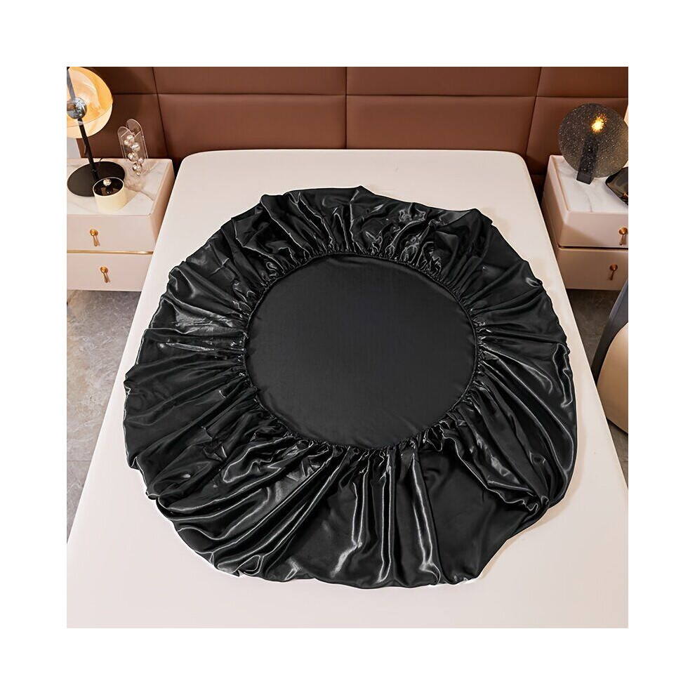 Drap-housse luxueux en satin 100% polyester, Juda