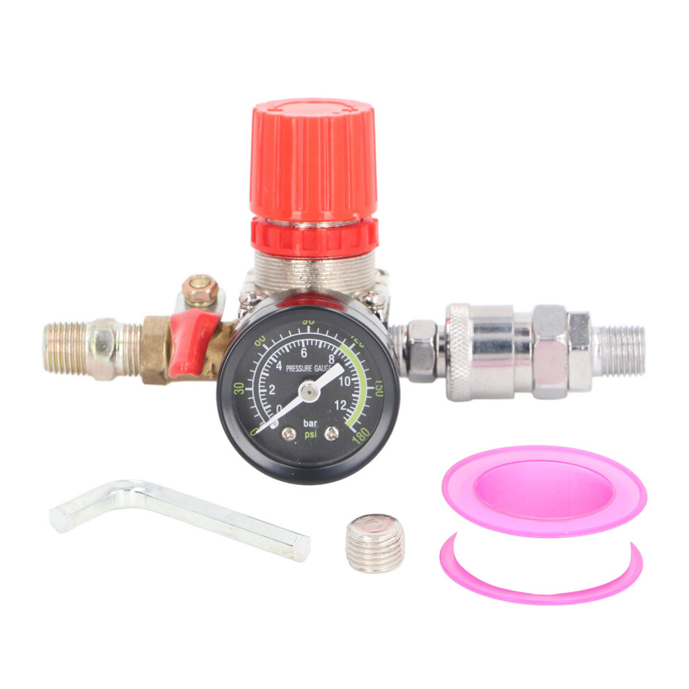 Air Compressor Regulator 0Â180 Psi Pressure 9121376331527