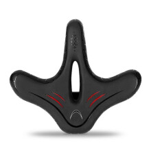 Comfort Exercise Bike Seat Widened Bicycles Saddle Waterproof PU Leather Cycling Seat Cushion for Women and Men