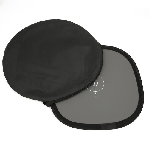 30cm Portable 18％ Gray White Balancing Card Double