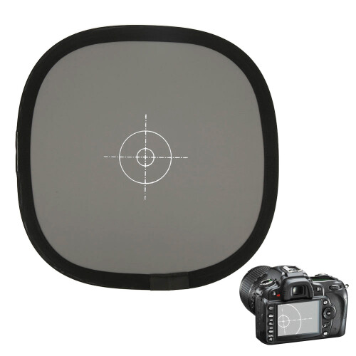 30cm Portable 18％ Gray White Balancing Card Double 2