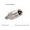 Compressor Fitting Connector 6.5mm Metal Nozzle Hardware Pneumatic Pump Parts 4