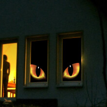 (E) Piece Halloween Scary Window Stickers Lizard Eye Eye Owl Eye Curtains Bedroom Living Room Curtains Halloween Decoration