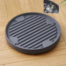 (Gray) Plastic Roller Base Base With Wheels Rolling Stand With Casters Heavy Duty Cart Movable Pot Cart For Heavy Pots
