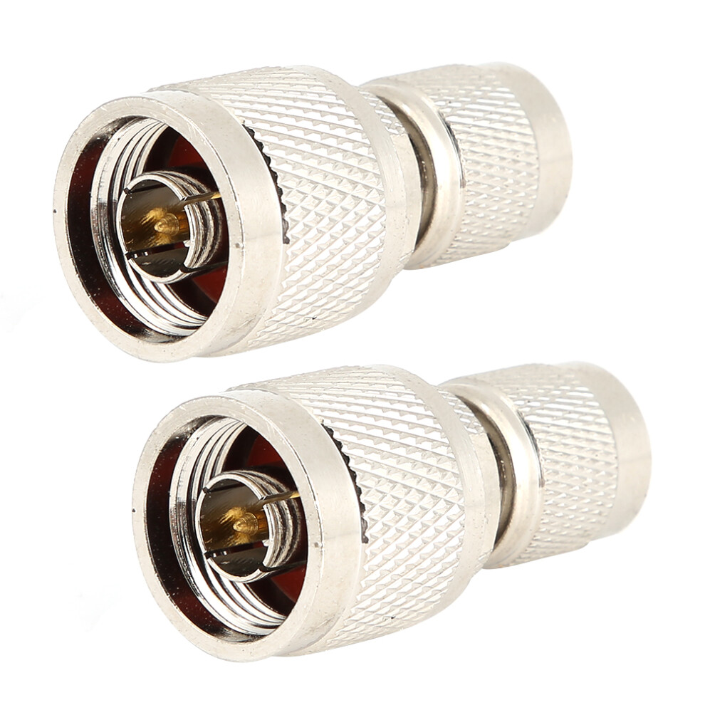 2Pcs 50Ohm N Male To Tnc Male Connector Straight 9121376331862