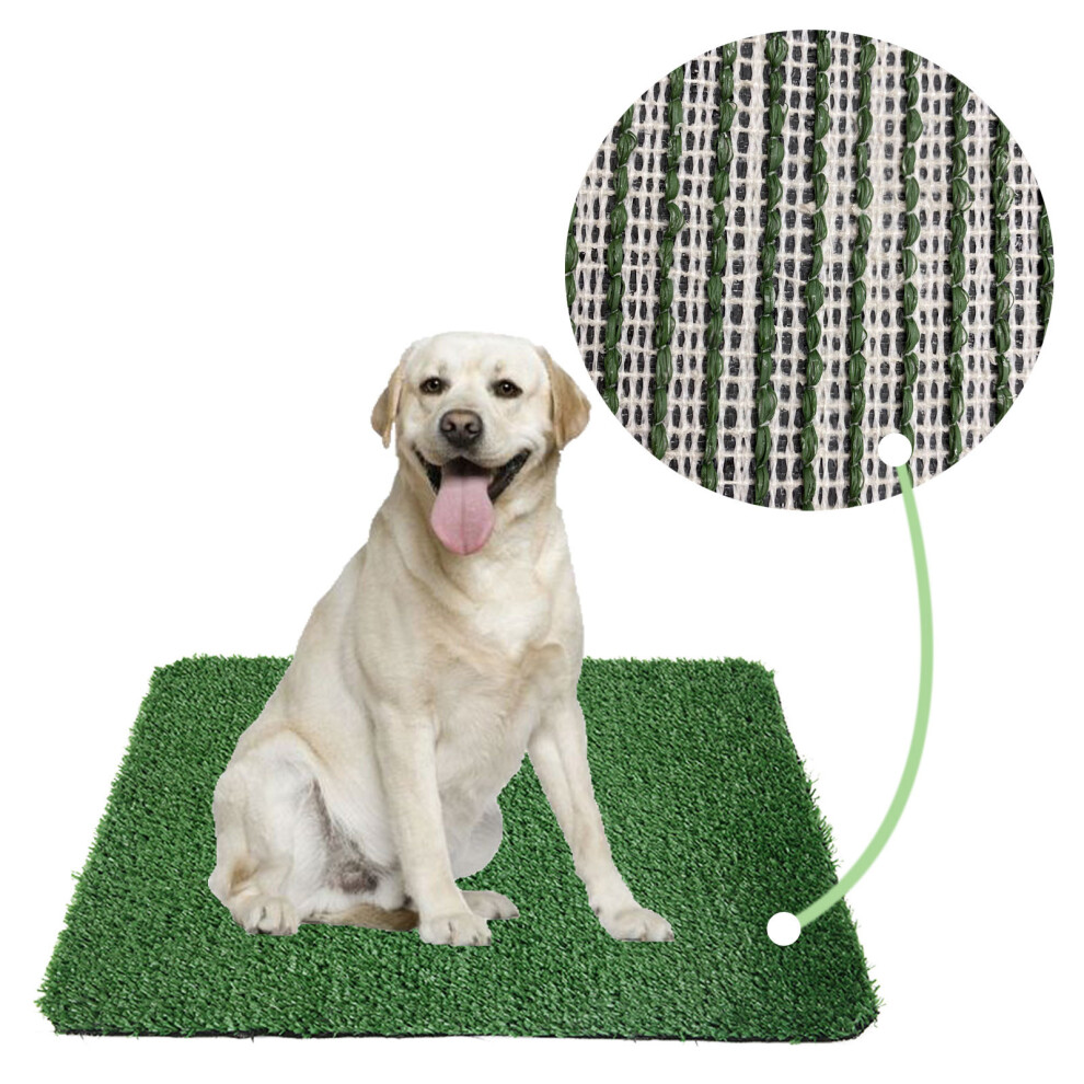 (A) Artificial Sod Puppy Pee Pads Reusable Training Pee Pads Dog Grass Pee Pads Potty Sod Fake Dog Sod Indoor Dog Pee Pads Dog Sod Outdoor Sod