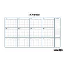 (Pink) Extra Large Plan Detailed Plan For The Whole Year Can Decorate Walls And Rooms Eye-catching Plan