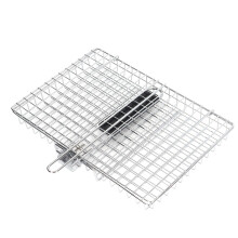 BBQ-Grillkorb, Edelstahl, faltbar, 22,8 oz