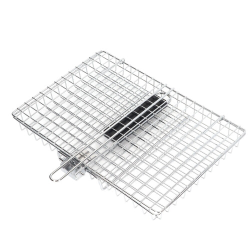 BBQ-Grillkorb, Edelstahl, faltbar, 22,8 oz
