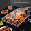 BBQ-Grillkorb, Edelstahl, faltbar, 22,8 oz 9