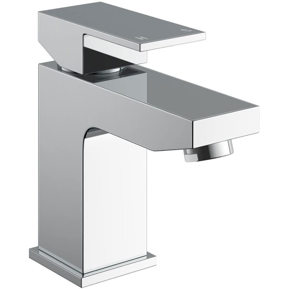Ibathuk Mist Basin Sink Mixer Tap & Bath Filler Bathroom Faucet Set, Coordinated Bathroom Filler Taps With Modern Style And Function, Chrome 5056066410913